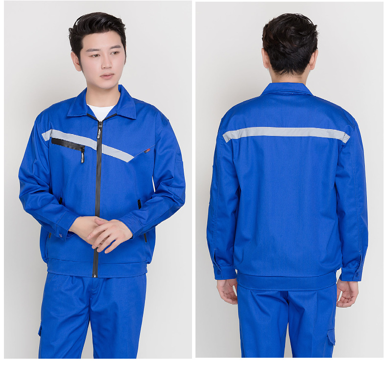 廠家批發(fā)直銷工廠維修機修汽車修理工作服直銷車間春秋長袖勞保服